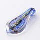 Box-packed Handmade Dichroic Glass Big Pendants DICH-X047-01-2