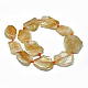 Chapelets de perles de citrine naturelle G-E401-H04-2