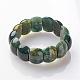Agate perles naturelles indien étirer bracelets BJEW-G498-05-2
