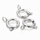 304 Stainless Steel Smooth Surface Spring Ring Clasps STAS-H396-D-02P-2