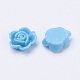 Mixed Opaque Resin Flower Cabochons X-CRES-R025-M-2