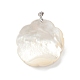 Colgantes de concha blanca natural BSHE-E029-03P-01-3