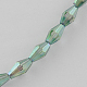 Chapelets de perles en verre électroplaqué EGLA-R021-8x4mm-05-2