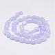 Natural Blue Lace Agate Bead Strands G-P138-04-2