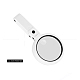 ABS Plastic Handheld and Desktop Foldable Illuminated Magnifier AJEW-L073-06-4