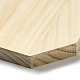 ブナ木製バングル & ブレスレット & 指輪 & ビーズ ディスプレイ ホルダー トレイ  八角形  10x10x1.5cm AJEW-D068-01B-3
