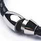 Braided Leather Cord Bracelets BJEW-F291-33P-5