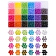 5760pcs 24 couleurs perles acryliques transparentes TACR-YW0001-62-1
