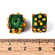 Perles vernissées manuelles&nbsp;LAMP-N038-04D-4