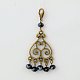 Glass Pendant Decorations Backpack Charms HJEW-JM00151-05-1