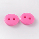 2-Hole Flat Round Resin Sewing Buttons for Costume Design BUTT-E119-20L-06-2