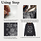 SUPERDANT Ginkgo Biloba Crystal Rhinestone Heat Transfer Leaves Iron on Hotfix Transfer Decal Costume Decor for T-Shirt Vest Shoes Hat Jacket Decor Clothing DIY Accessories DIY-WH0303-068-4