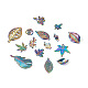 Biyun 30pcs 15 pendentifs en alliage de couleur arc-en-ciel de style FIND-BY0001-18-3