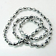 Electroplate Glass Beads Strands EGLA-D017-7x5mm-5-2