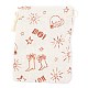 Christmas Theme Cotton Fabric Cloth Bag ABAG-H104-B15-3