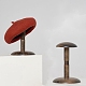 Porte-chapeaux en forme de dôme en bois AJEW-I051-01A-02-1