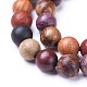 Chapelets de perles en bois naturel WOOD-F008-07-C-3