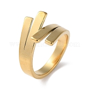 304 Stainless Steel Cuff Ring RJEW-Q785-01G