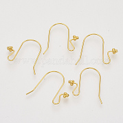 Brass Earring Hooks KK-N216-29