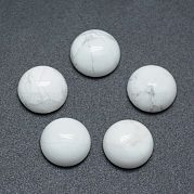 Кабошоны из натурального говлита G-P393-R32-8MM