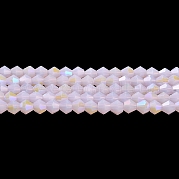 Имитация нефрита гальванических бисер пряди EGLA-A039-J4mm-L02