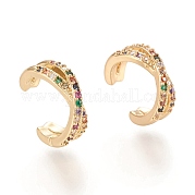 Серьги-манжеты из циркония EJEW-M195-02G