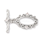 Латунные застежки-молнии из прозрачного кубического циркония KK-S403-17P