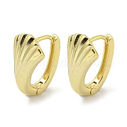 Brass Hoop Earrings EJEW-L211-011B-G