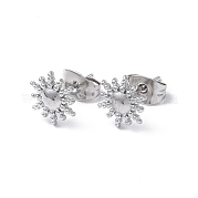 304 Stainless Steel Stud Earring for Women EJEW-I285-20P