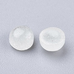 Cabochon in pietra luminosa sintetica&nbsp;G-P393-R61-4MM
