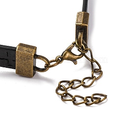 Fabrication de bracelet en cuir PU avec croix creuse&nbsp;MAK-I020-01B
