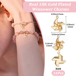 16 pièces pendentifs en laiton&nbsp;KK-BBC0018-63