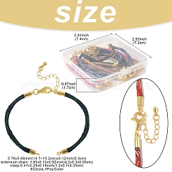 8 Stück 8 Farben Nylonschnur Armbänder&nbsp;MAK-FS0001-05