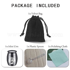 Kit d'urne funéraire en alliage&nbsp;AJEW-CN0001-11O