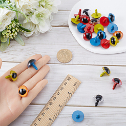 80 Satz Puppenaugen aus Kunststoff in 10 Stilen&nbsp;DIY-GF0008-63