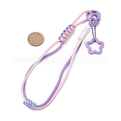 5 pieza de decoraciones colgantes de cordón de paracaídas de poliéster y elastano&nbsp;HJEW-JM03796