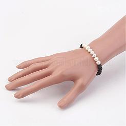 Armbänder aus natürlichen Lavasteinen&nbsp;BJEW-JB02799