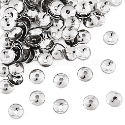 100 Stück Messing Perlkappen&nbsp;KK-TADJ0001-33