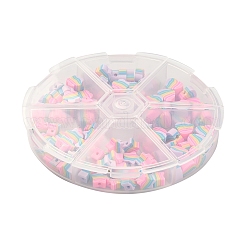 120pcs 3 Art handgemachte Polymer-Ton-Perlen&nbsp;CLAY-YW0001-63