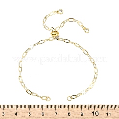 Armbandherstellung mit 3 mm Messing-Büroklammerkette&nbsp;AJEW-JB01602