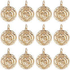 12 pièces pendentifs en laiton&nbsp;KK-BBC0024-99