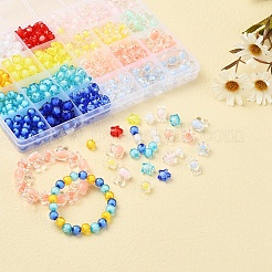 392 Stück 24 transparente Acrylperlen im Stil&nbsp;TACR-YW0001-27