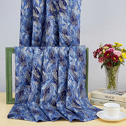 Tissu en coton à motif d'écailles de poisson&nbsp;DIY-WH0622-777D