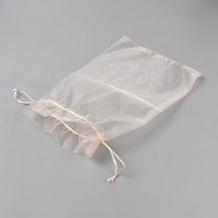 Organza-Verpackungsbeutel mit Kordelzug&nbsp;LS-OP-WH20002-002D