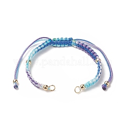 Geflochtene Armbänder aus Polyesterfäden&nbsp;AJEW-JB01142