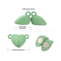 12 set di fermagli magnetici in lega verniciati a spruzzo di 12 colori&nbsp;PALLOY-CJ0002-31