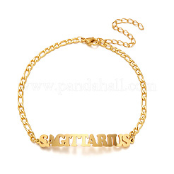 12 bracciali a maglie in acciaio inossidabile 304 costellazioni&nbsp;WG30A6D-08