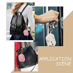 2 mini sac à monnaie en cuir PU 2 couleurs pour femme&nbsp;KEYC-WR0001-45B