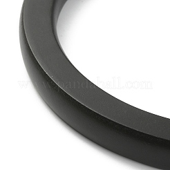 Taschengriffe mit runden Ringen aus schwarzem Holz&nbsp;FIND-WH0129-09B