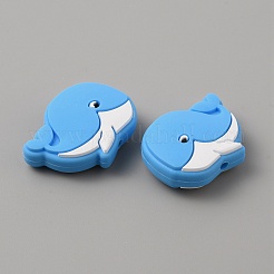 Perle di silicone ecologiche per alimenti per delfini&nbsp;SIL-WH0018-002D